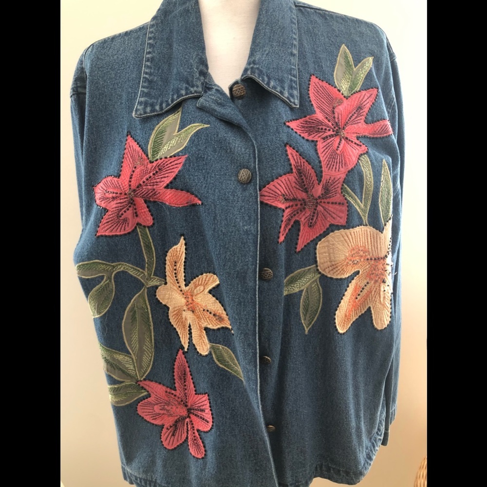 Women’s PL Tantrums embellished denim jacket